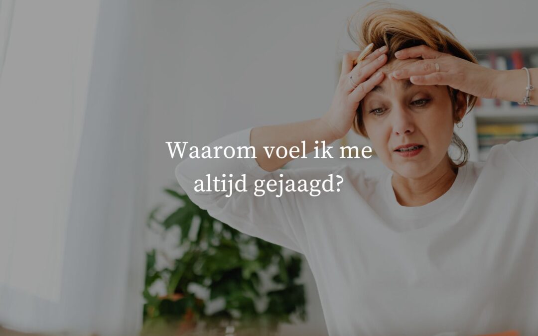 Waarom voel ik me altijd gejaagd?
